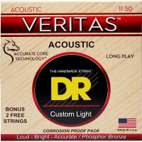 DR Strings Veritas Acoustic VTA-11 Custom Light 11-50