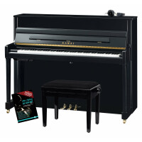 Kawai ATX4 Anytime K-200 E/P Klavier Schwarz Hochglanz Set