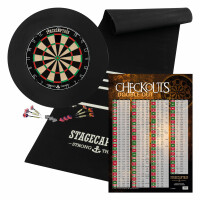 Stagecaptain DBS-1715 BullsEye Pro Jeu cible de fléchettes ensemble de maison