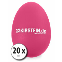 Kirstein ES-10P Egg Shaker rosa Set 20 pezzi