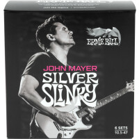 Ernie Ball 3817 John Mayer Silver Slinky 6er Pack