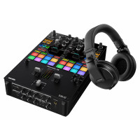 Pioneer DJ DJM-S7 + HDJ-X5-K Schwarz SET