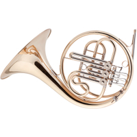 Josef Lidl LHR 335G Bb-Waldhorn Goldmessing  - Retoure (Zustand: gut)
