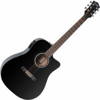 Rocktile Guitarra electroacústica D-60CE Cutaway negro