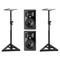 JBL 305P MKII Aktiv-Studiomonitor Stativ Set