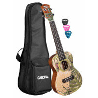 Cascha Art Series Konzert Ukulele Leafy