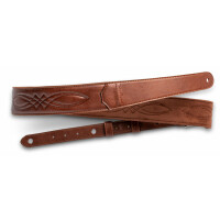 Taylor 2" Vegan Leather Guitar Strap Medium Brown