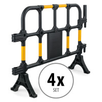 Stagecaptain AG-141 Absperrgitter 4er Set