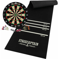 Stagecaptain DBS-1715C BullsEye Champion Dartscheibe Matte Set