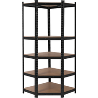 Stagecaptain HRC-175 BK Heavyrack Estantería Esquinera De Almacenamiento Negra