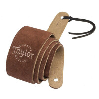 Taylor Suede Logo Strap Chocolate