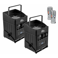 Eurolite AKKU IP UP-4 Entry QCL Spot QuickDMX 2er Set