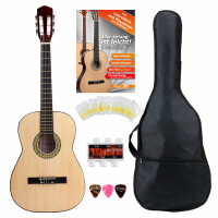 Classic Cantabile Acoustic Series AS-851-L klassieke gitaar 7/8 voor linkshandige starterset