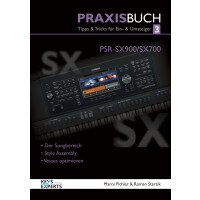 Keys-Expert Praxisbuch 3 Yamaha PSR SX-900/SX700