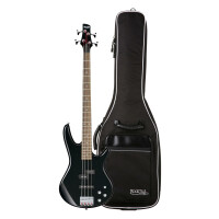 Ibanez GSR200-BK Black Gigbag Set