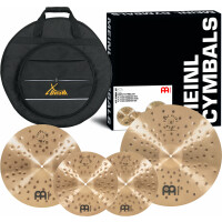 Meinl Pure Alloy Extra Hammered Complete Cymbal Set + Beckentasche