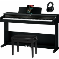 Kawai KDP-75 B Digitalpiano Schwarz satiniert Set