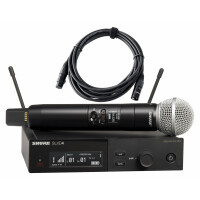 Shure SLXD24E/SM58 S50 Handfunk Set inkl. XLR-Kabel