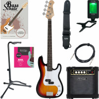 Rocktile Puncher E-Bass Sunburst Starter Set