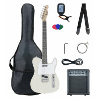 McGrey Rockit E-Gitarre TL-Style Komplettset Antique White