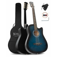 Rocktile WSD-5C-BUB Slim Line Set de guitarra acústica Blueburst