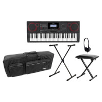 Casio CT-X5000 MIDI Keyboard Deluxe Set inkl. Ständer, Kopfhörer, Bank & Tasche