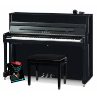 Kawai ATX4 Anytime K-200 E/P SL Klavier Schwarz Hochglanz Set