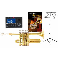 Classic Cantabile Brass PT-196 Bb-Piccolotrompete Set