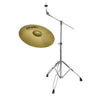 Paiste 101 Brass 18" Crash Ride + Galgenbeckenständer SET