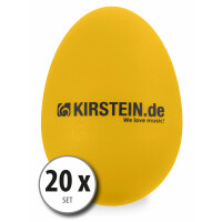 Kirstein ES-10Y Egg Shaker giallo Set 20 pezzi