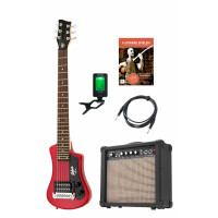 Höfner Shorty E-Gitarre Rot Set