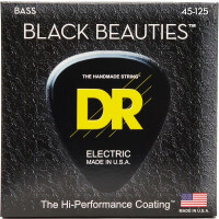 DR Strings Black Beauties Bass BKB5-45 Medium 45-125