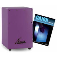 XDrum KC-37VT Cajon per bambini, viola e guida (in tedesco)