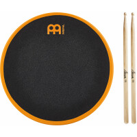 Meinl MMP12OR Marshmallow Practice Pad 12" Orange Sticks Set