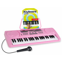 McGrey BK-4910PK Keyboard Pink Set mit Schule