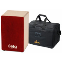 Sela SE 165 Primera Cajon Red Set inkl. Cajon Gigbag