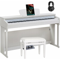 Classic Cantabile DP-220 WM E-Piano Weiß matt Set