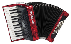 Hohner Bravo II 48 SilentKey Rosso