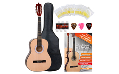 Classic Cantabile Konzertgitarre Starter-Set 3/4 inkl. 5-teiligem Zubehörset