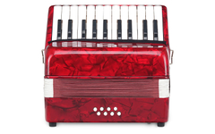 Classic Cantabile Secondo Kinder Akkordeon 8 Bass rot