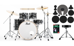 Pearl Export EXX725SNBR/C778 Batterie Graphite Silver Twist - Pack Débutant