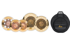 Meinl Byzance Dual Complete Cymbal Set met Bekkentasje