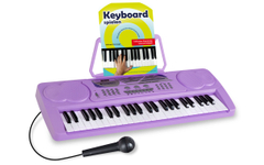 McGrey BK-4910VT Keyboard Lila Set mit Schule