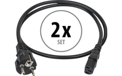 DAP Audio Powercord OFC HiFi Câble Secteur 1m Set de 2