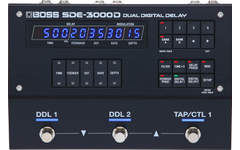 Boss SDE-3000D Dual Delay Pedal - Modelo 1A de showroom (Estado: como nuevo, en embalaje original)