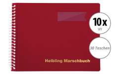 Helbling BMR30 Libro de Marcha rojo 30 fundas Set de 10
