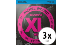 D'Addario EXL170 Regular Light 3x Set
