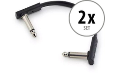 RockBoard Flat Patch Cable 10 cm Set de 2