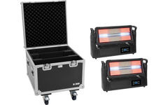 Eurolite Set 2x LED IP Mega PIX Strobe 714 Swing + Flightcase
