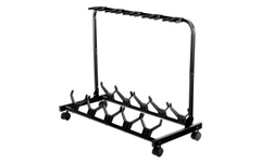 Rocktile Multistand Support Guitares 5 Places avec Roulettes pour E/A-Guitare